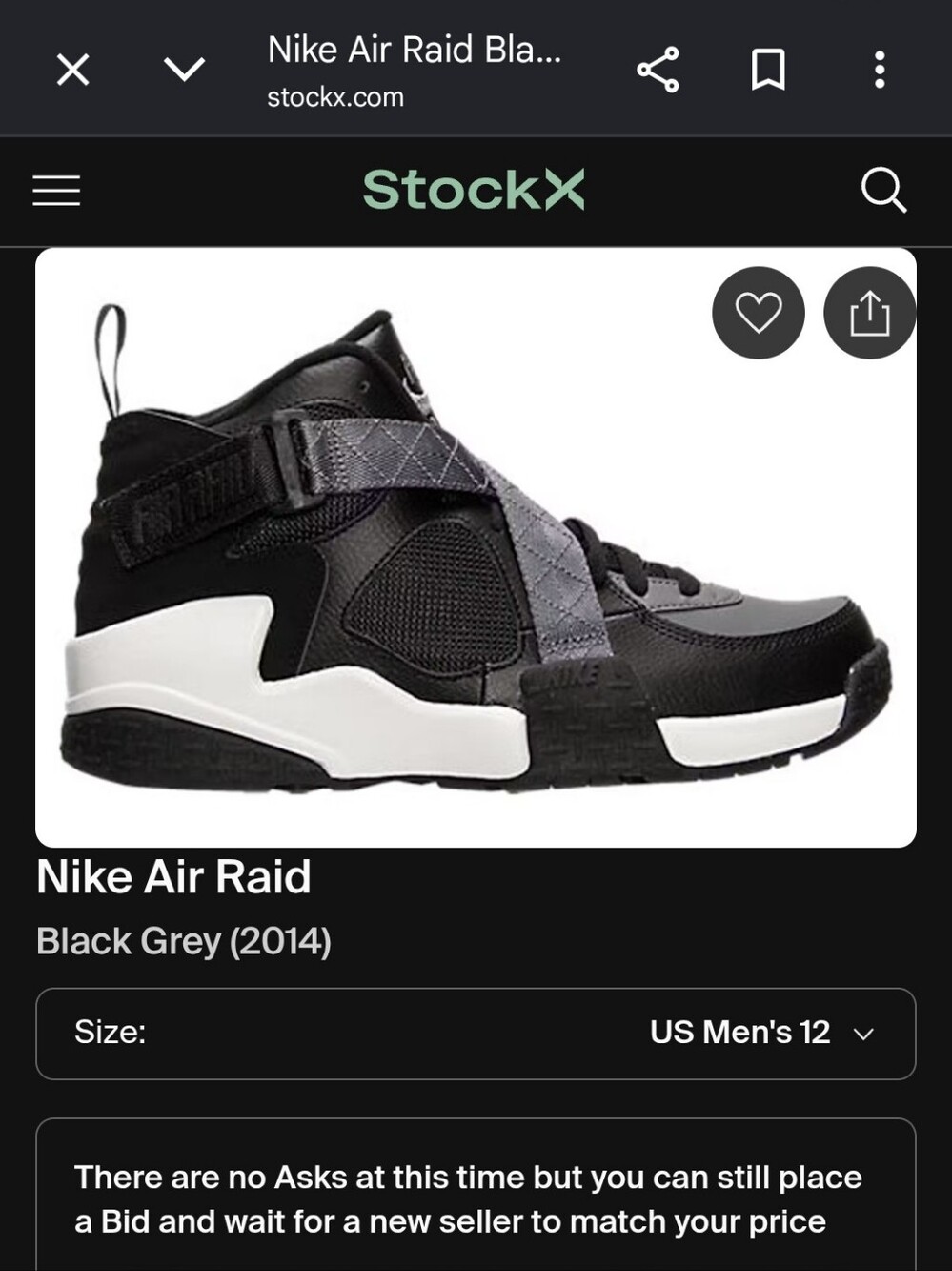 NWT, Nike Black/Grey High-Top Basketball Sneakers